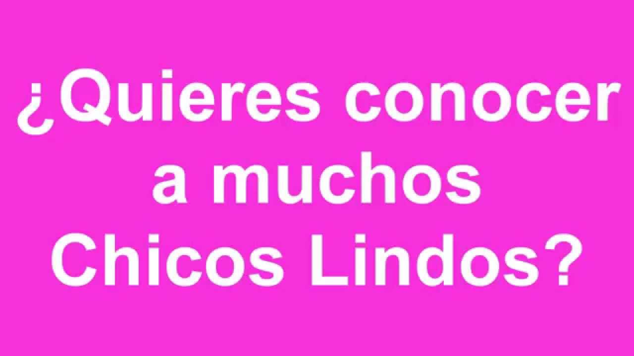 Quiero conocer chicos 94478